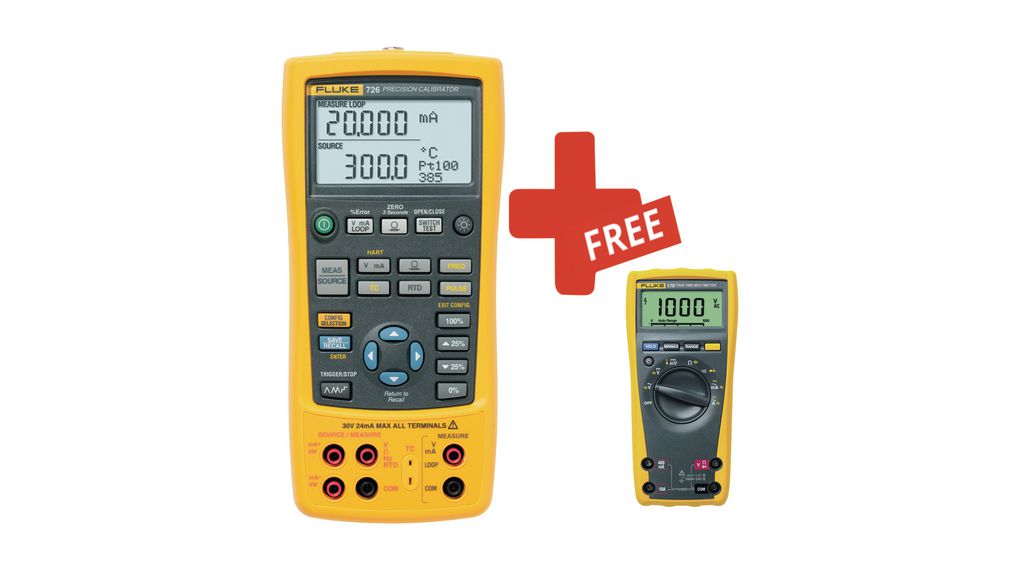 LUKE726/APAC/EMEA + 179 Fluke Calibration Meter Distrelec